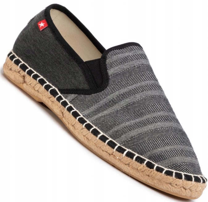 

Big Star FF174540 Czarne Espadryle Męskie Buty