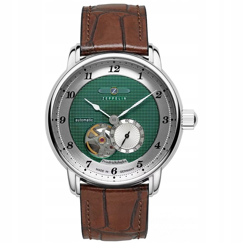 Pánské Hodinky Zeppelin 85662 hnědý pásek