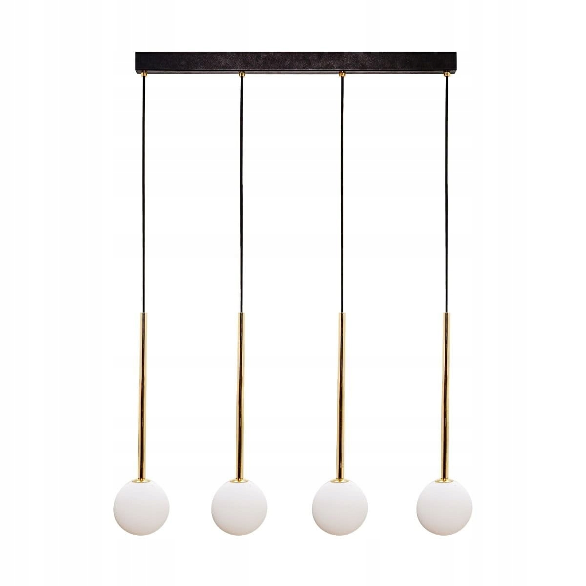 Závesná lampa so štyrmi svetelnými zdrojmi vo forme Newtonovho kyvadla Ali G9