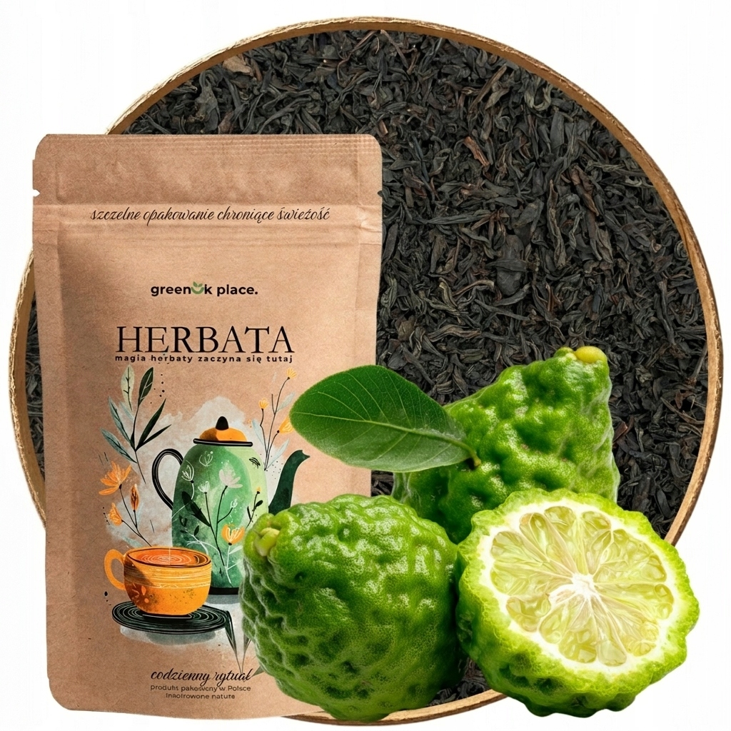 Čaj černý Earl Grey 1000 g Ceylon Aromatický bez přísad Vysoká Kvalita