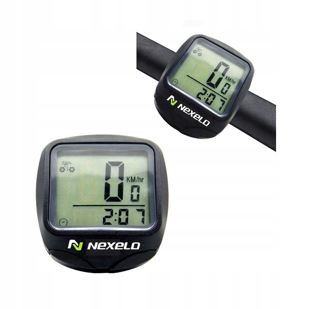 

Licznik rowerowy C12, 12-funkc., kolor czarny