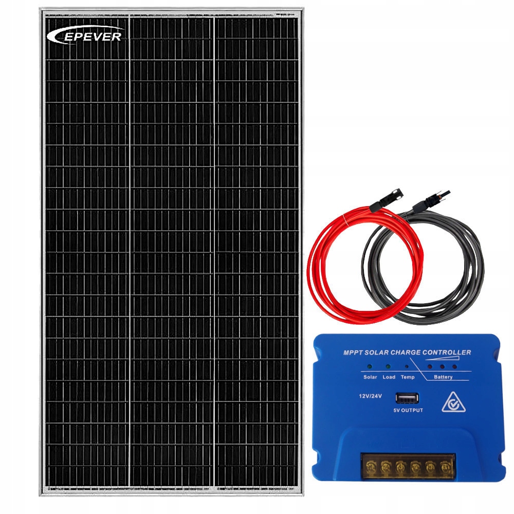 Zestaw Fotowoltaiczny 180W Mppt Solarny Do Kampera Łodzi Jachtu