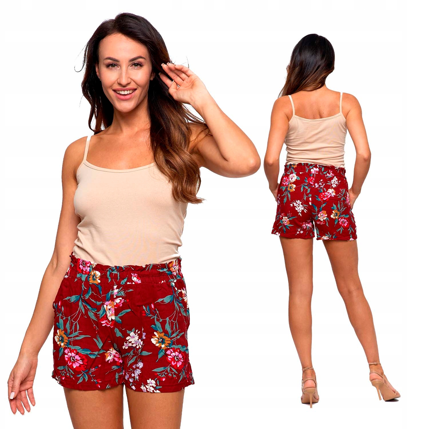 Podkoszulek Wąskie Ramki Top Dam. MORAJ Beż r. XL