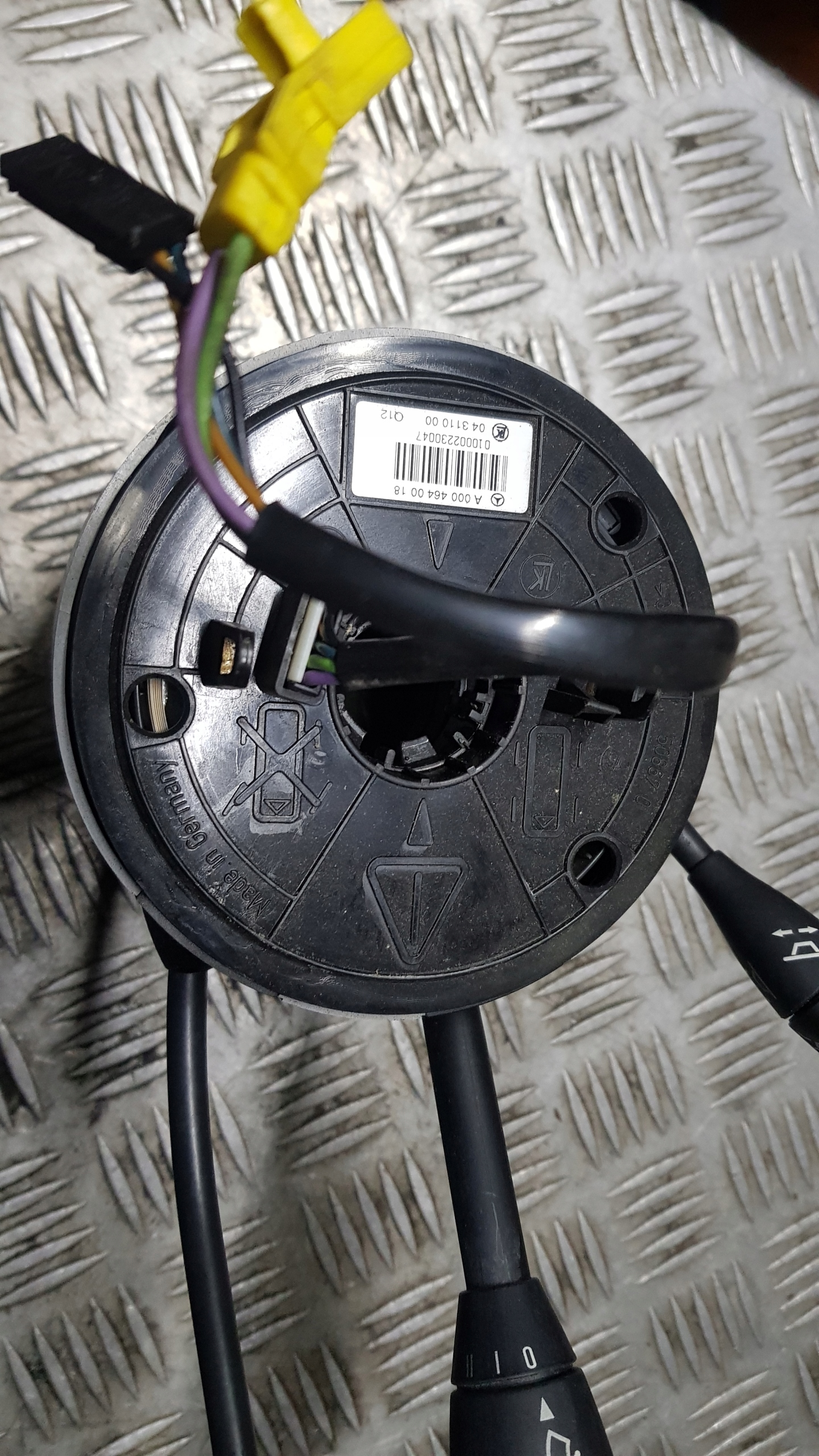 MERCEDES W220 switch ZESP9OLONY ring TEMPOMAT A0004640018
