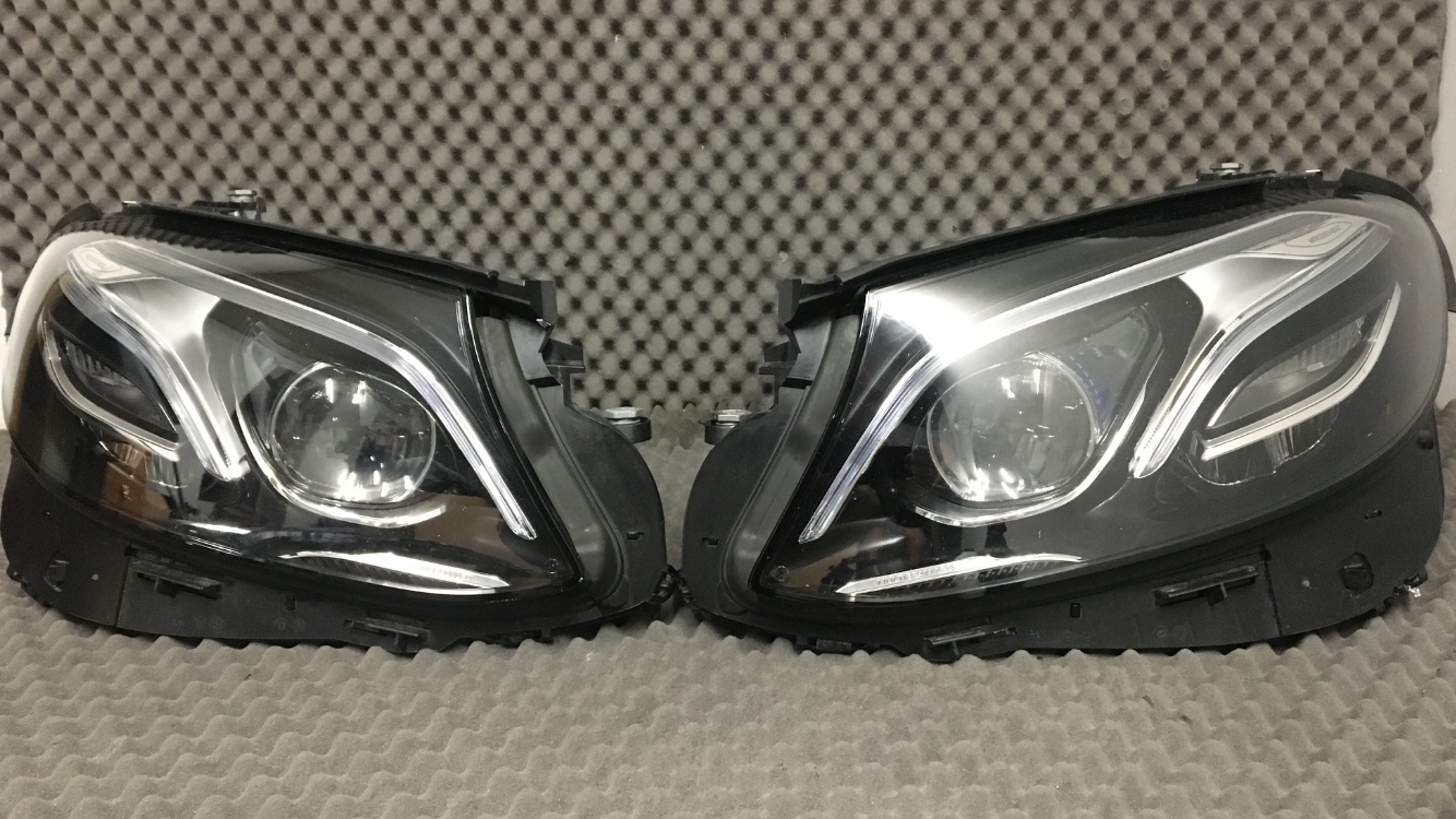 komplet lamp mercedes e klasa multibeam lewa prawa
