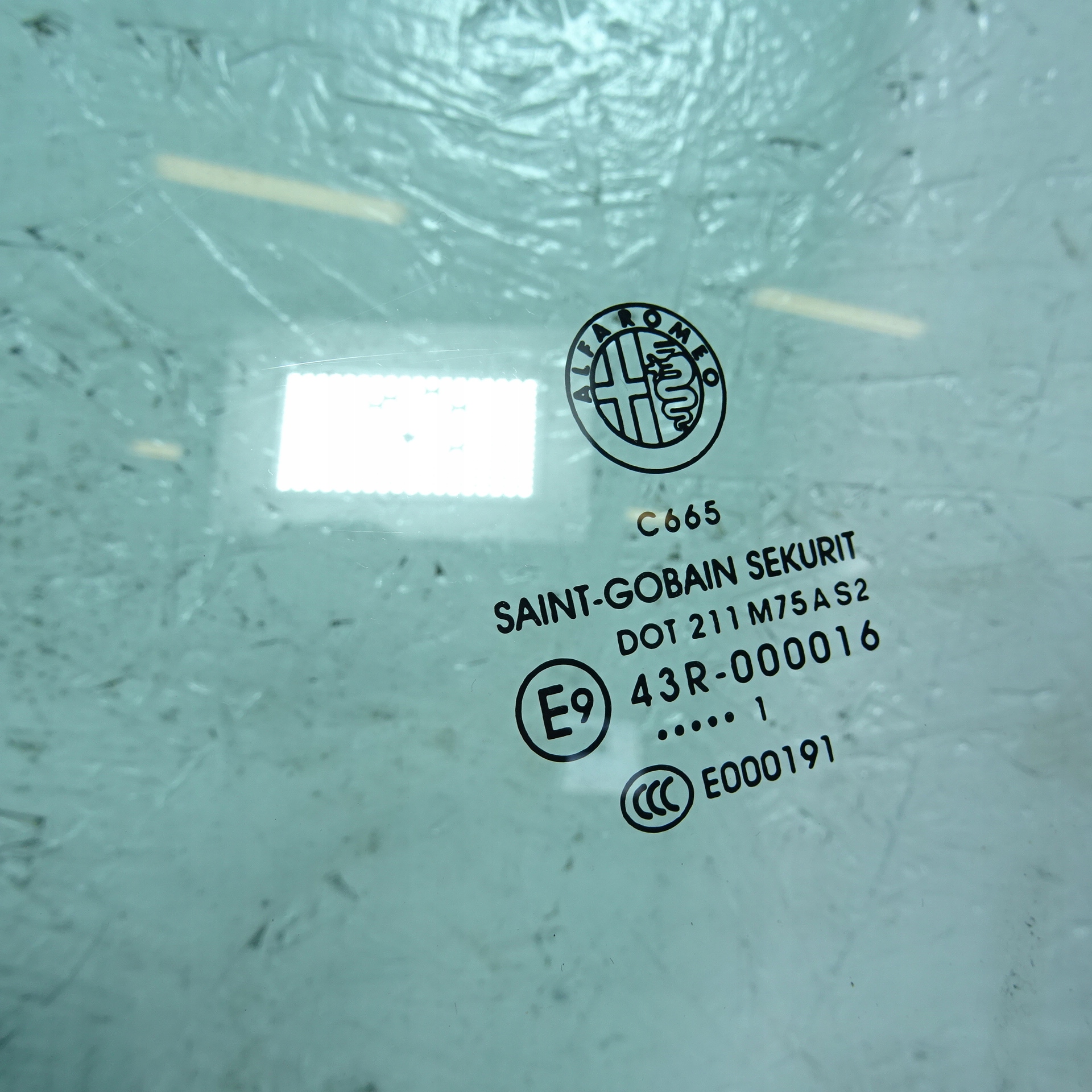 ALFA ROMEO GIULIETTA window door left rear part
