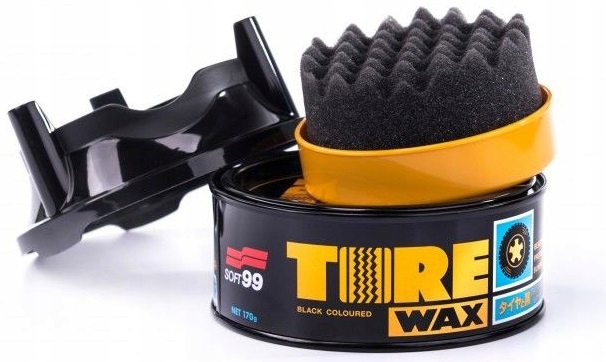 Soft99 Tire Black Wax - wosk do opon 170g