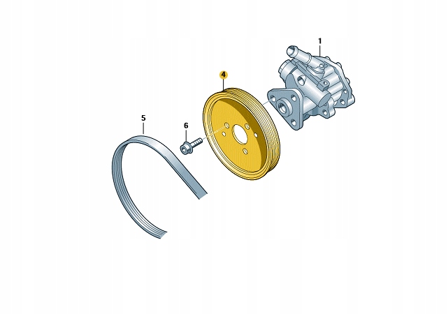 Řemenice Pro Audi A4 A5 A8 Touareg 059145255A Tdi