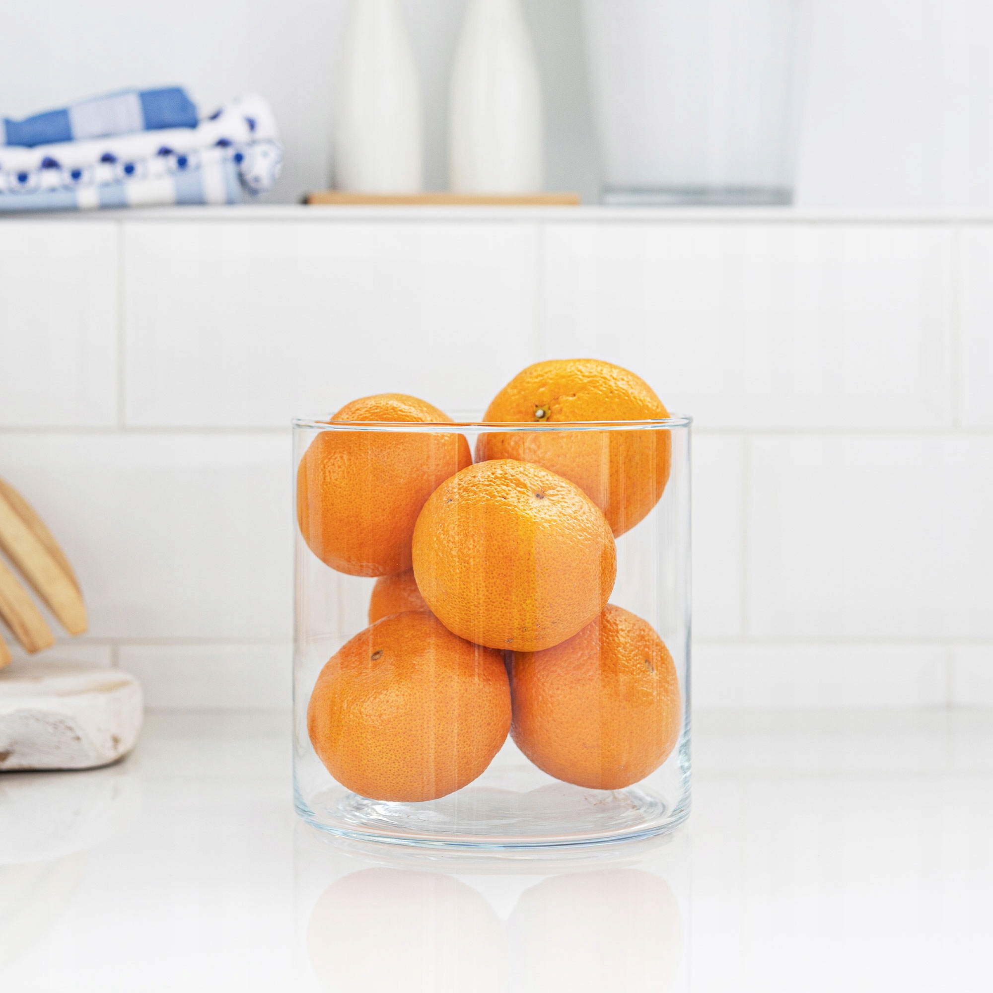 Misa POJEMNIK NA OWOCE Słodycze CYLINDER H-15 cm SZKŁO Produkt Polski Kod producenta 35721AMZ