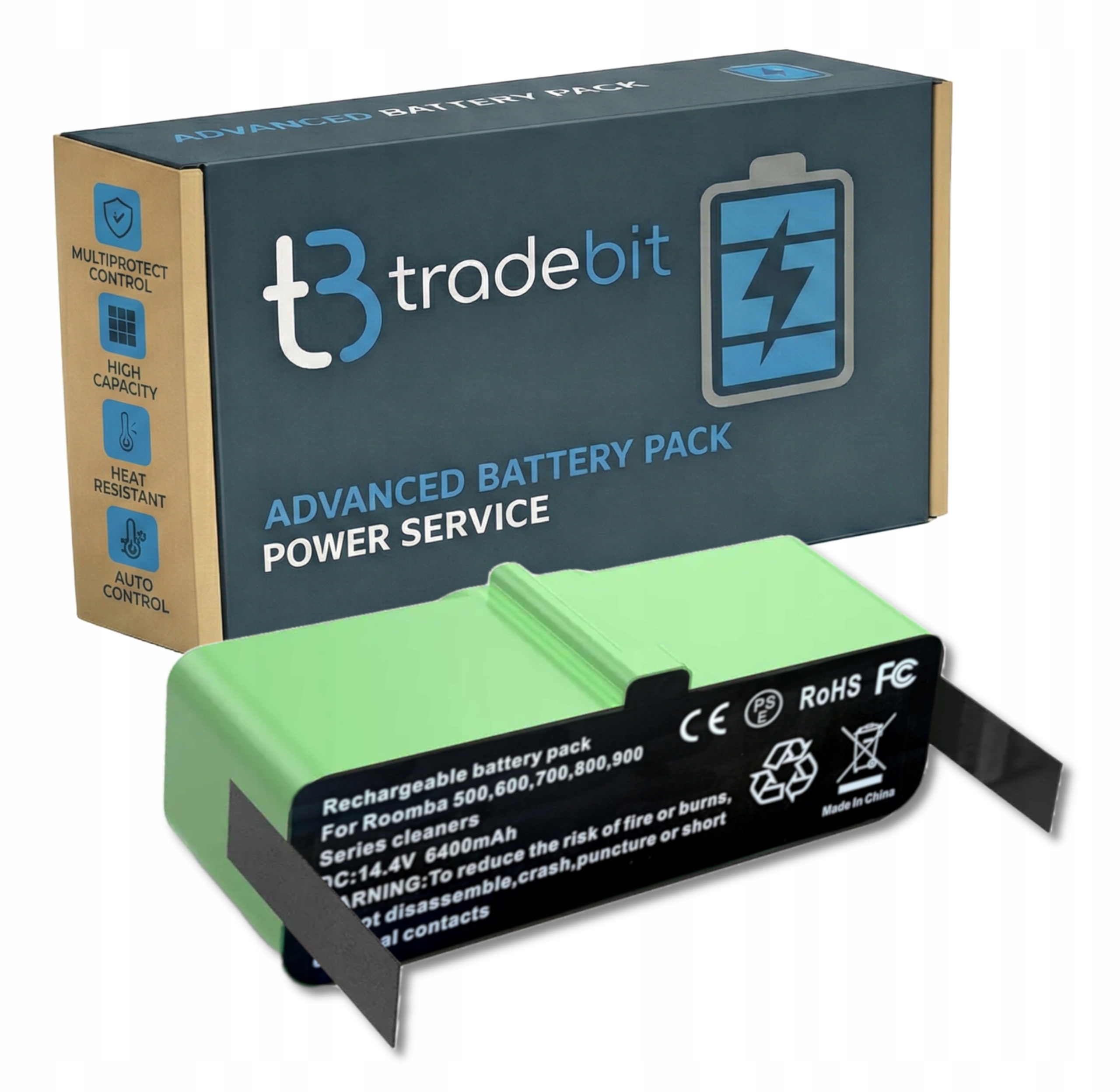 Batéria pre iRobot Roomba 890 891 895 899 960 965 980 986 6400 mAh