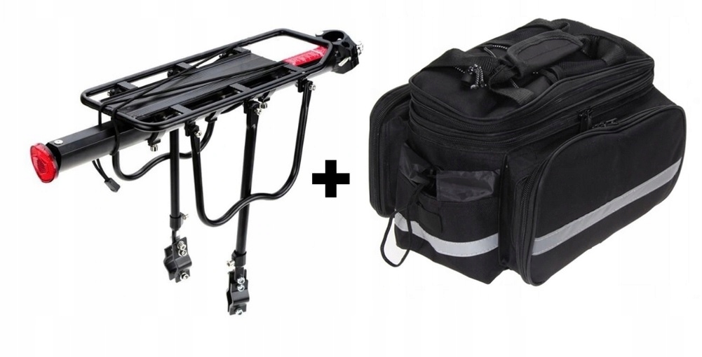 

Bagażnik I Torba Sakwa Na Bagażnik 30 L Czarn #3