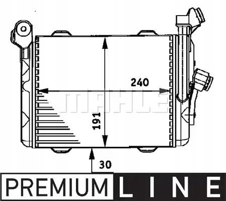 CHŁODNICA OLEJU MAHLE KNECHT CLC33000P Producent części Behr Hella Service