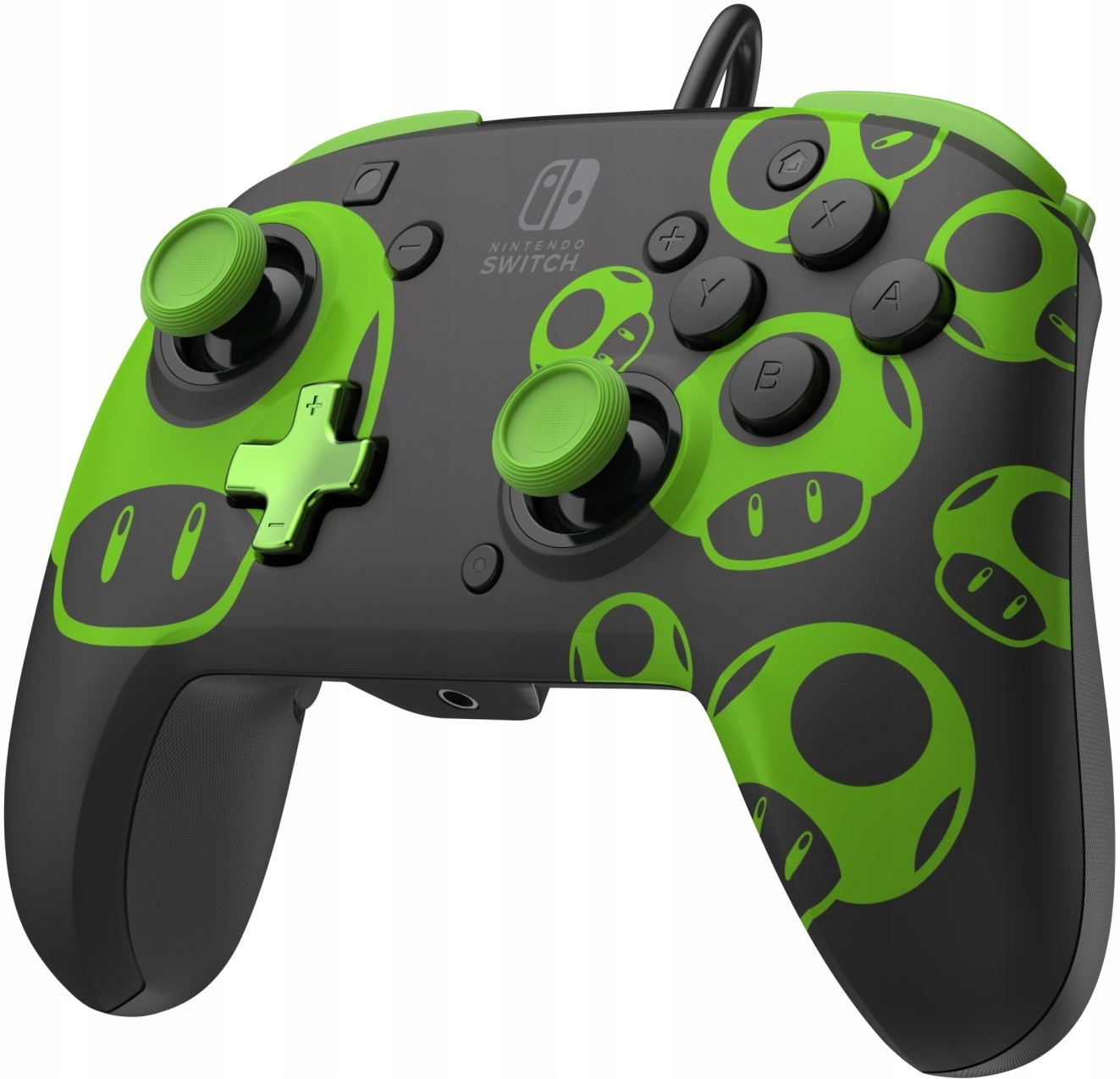PDP SWITCH Pad przewodowy 1Up Glow In The Dark Stan opakowania oryginalne