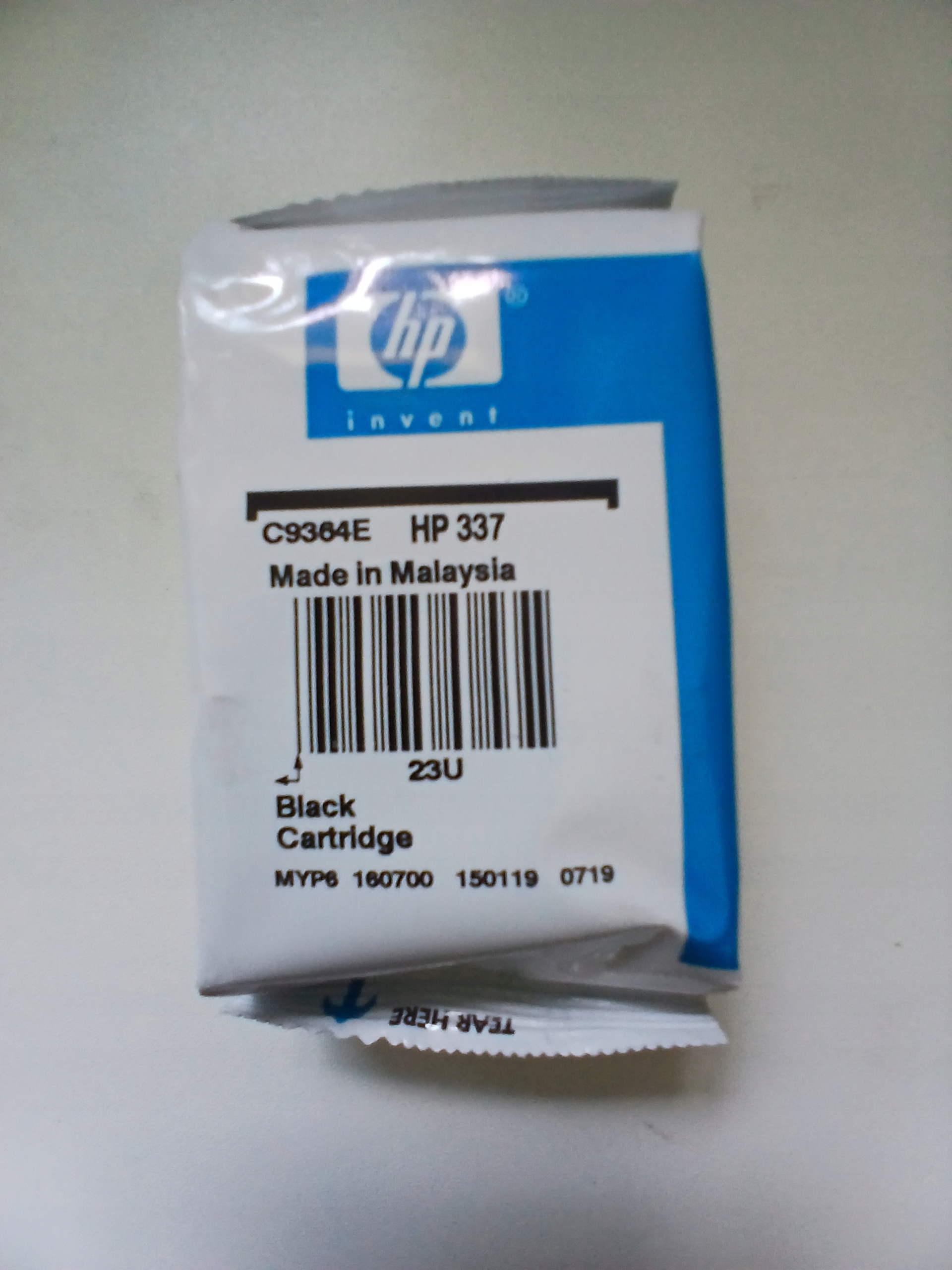 Originální inkoustová náplň Hp 337 (C9364EE) (Černá)