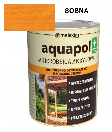 Akrylová lakovňa na drevo 10 l Borovica