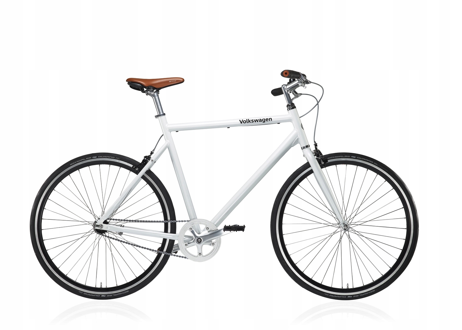 Vw Retro biele pánske singlespeed koleso, 58 cm