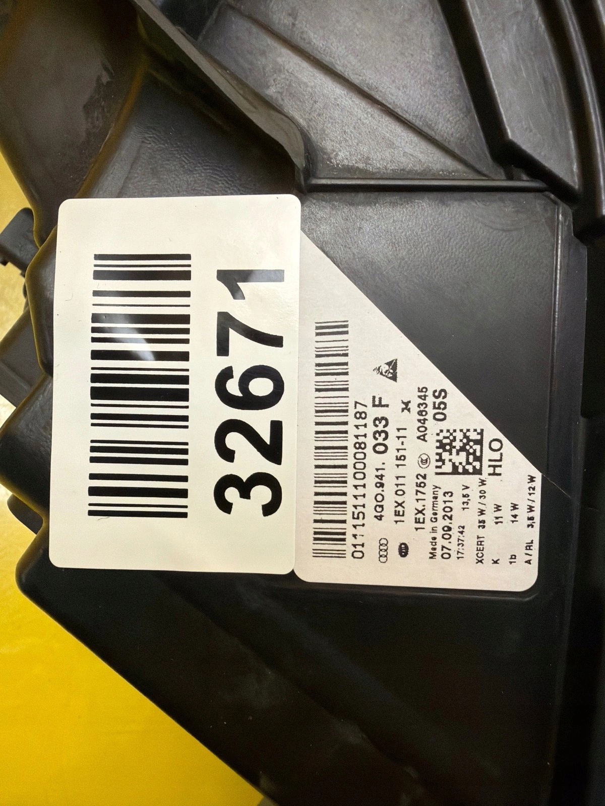light left Audi A6 C7 RS6 4G Full Led before Lift 4G0941033F