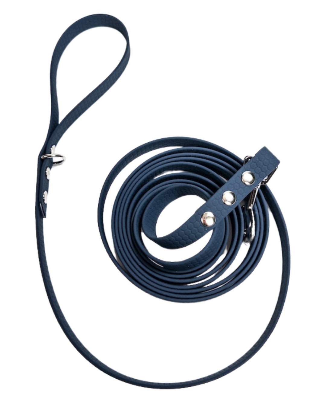 Levně odolné vodítko pro výcvik psů 5 m stříbrné kování tmavě modrá