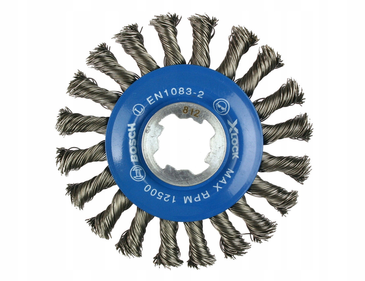 BOSCH SZCZOTKA TARCZOWA DRUCIANA 115mm X-LOCK Marka Bosch