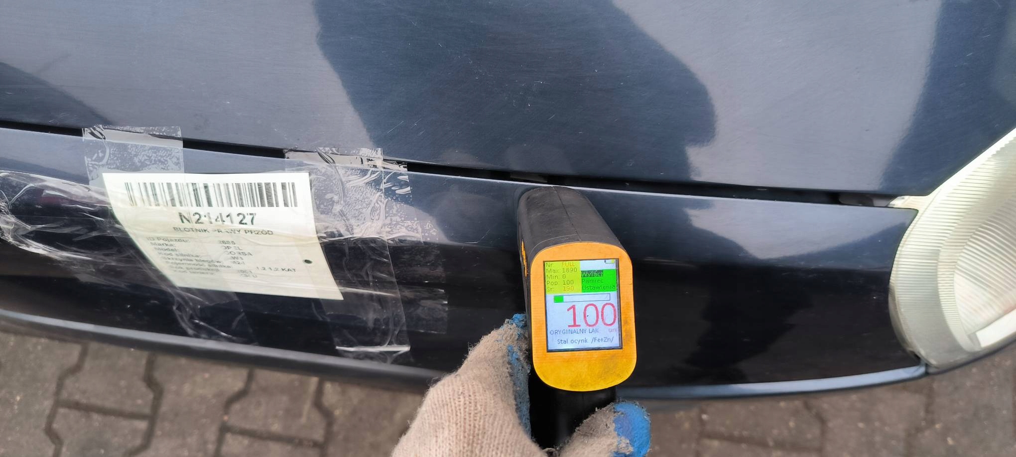 fender right front Z36U OPEL CORSA