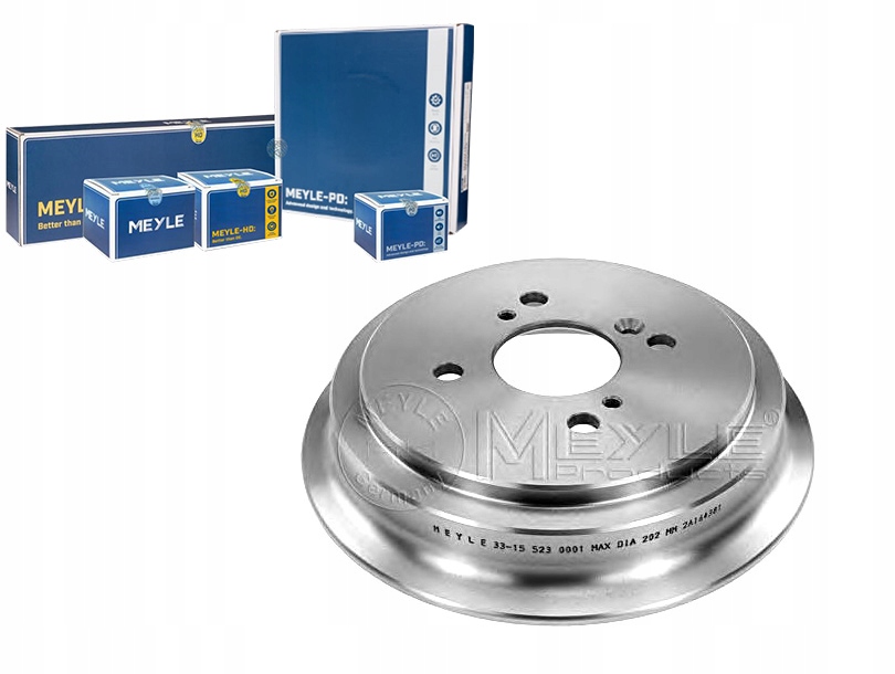 MEY33-15 523 - КОМПЛЕКТ ТОРМОЗНЫХ БАРАБАНОВ MEYLE 4351160G00 435116
