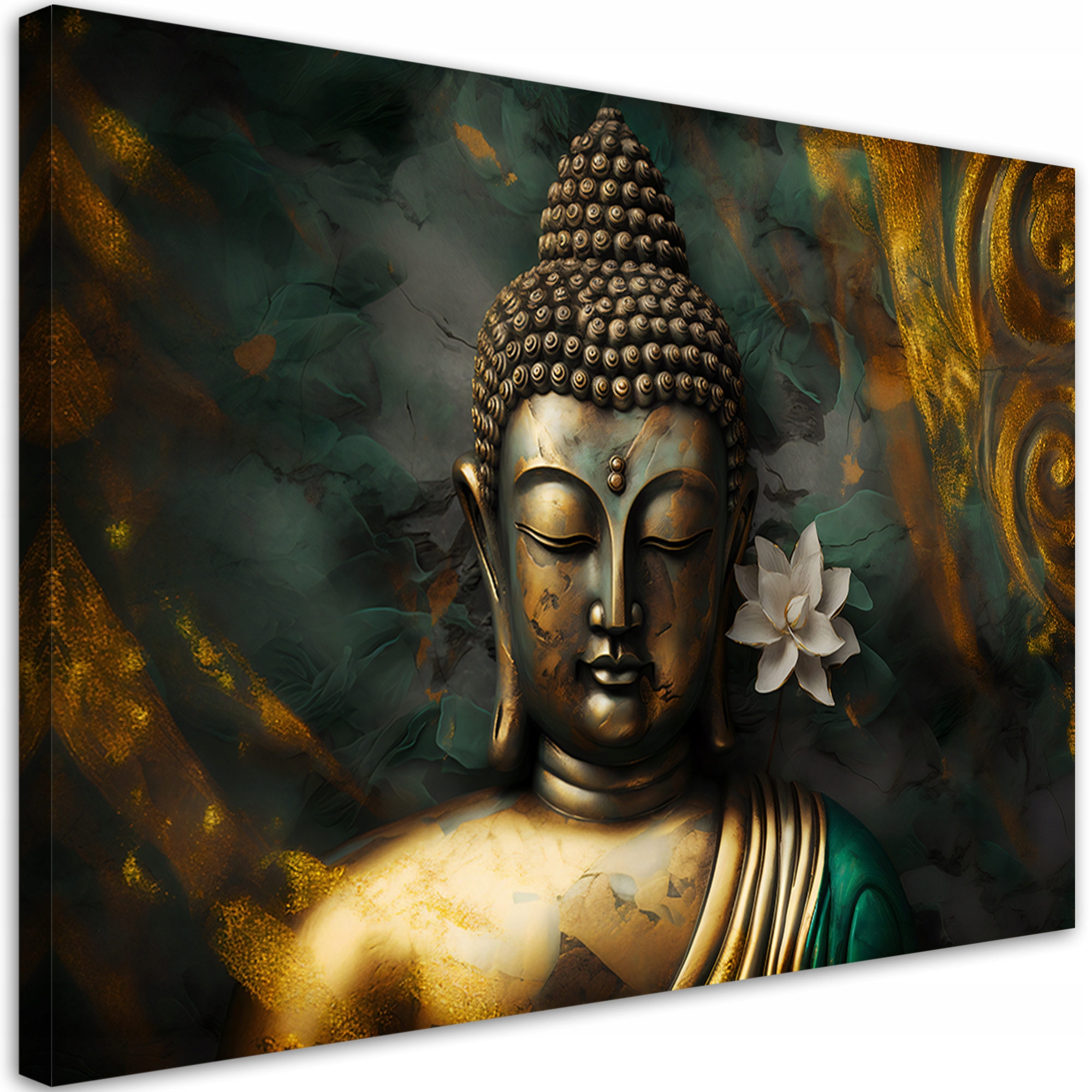 Obraz na plátně, Buddha Abstrakt Zen 90x60