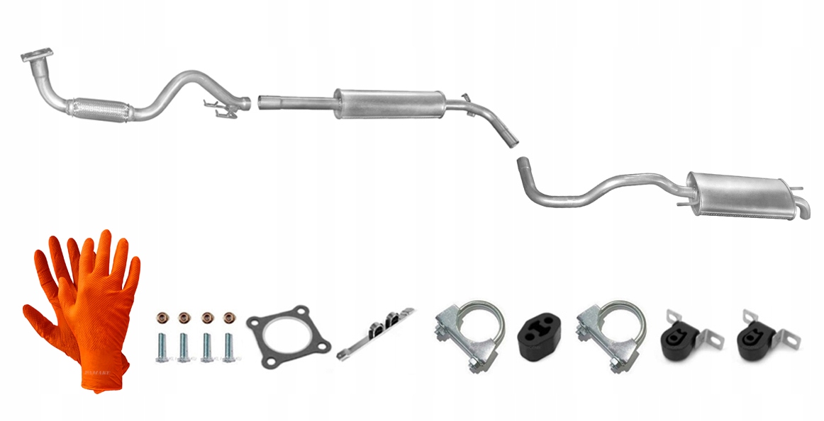 Seat Ibiza 1.0 37 kW 1.4 i 44 kW (1999-2002) Výfukový Systém