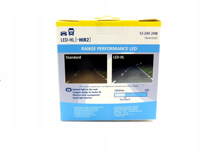 HIR2 NARVA LED PERFORMANCE GERMANY OPEL INSIGNIA Zastosowanie światła drogowe światła mijania światła przeciwmgielne