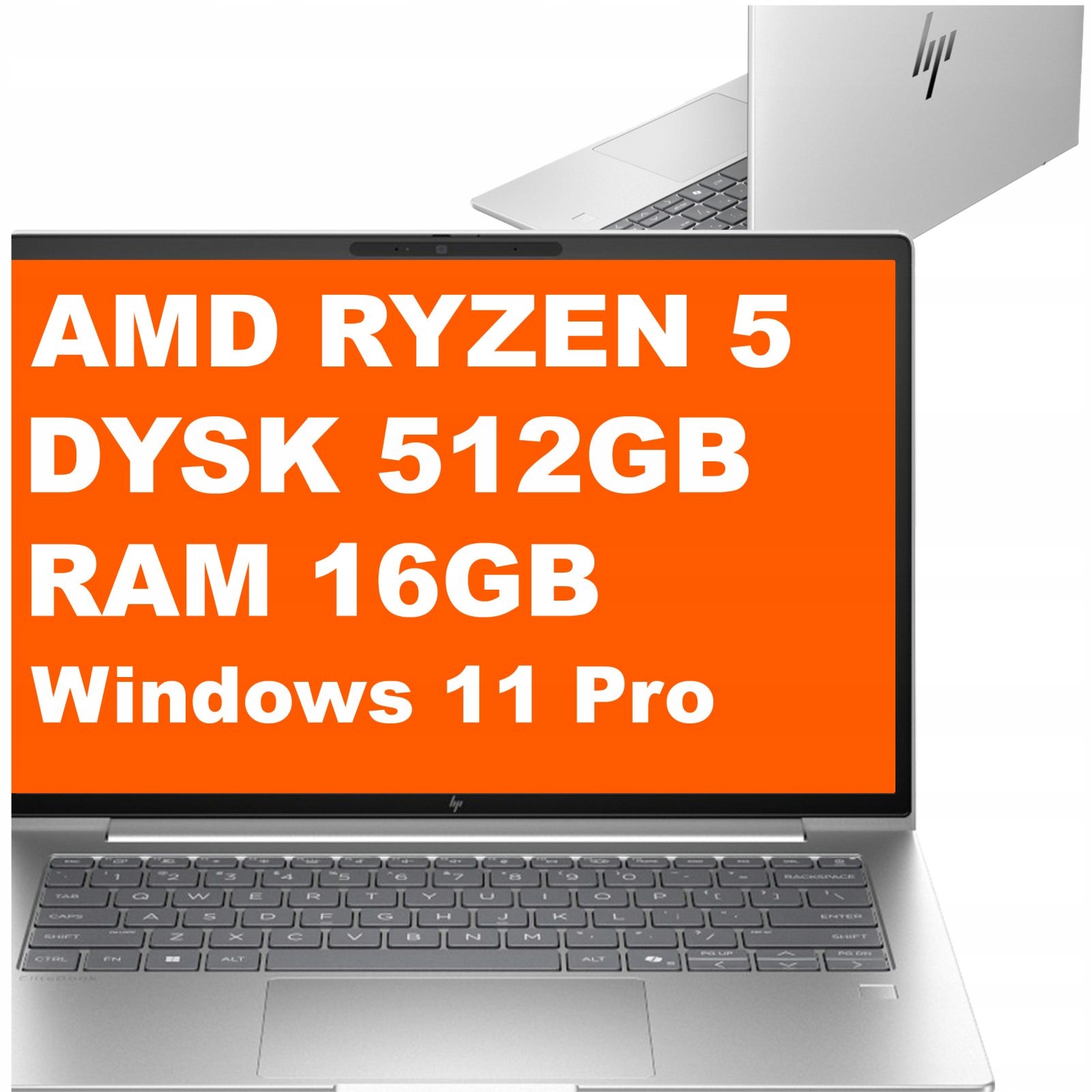 Notebook Hp EliteBook 6 G1a 14 Ryzen 5 16GB 512GB Radeon Wuxga Win 11 Pro