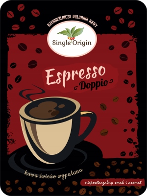 Levně Káva Espresso Doppio Single Origin 1000 g
