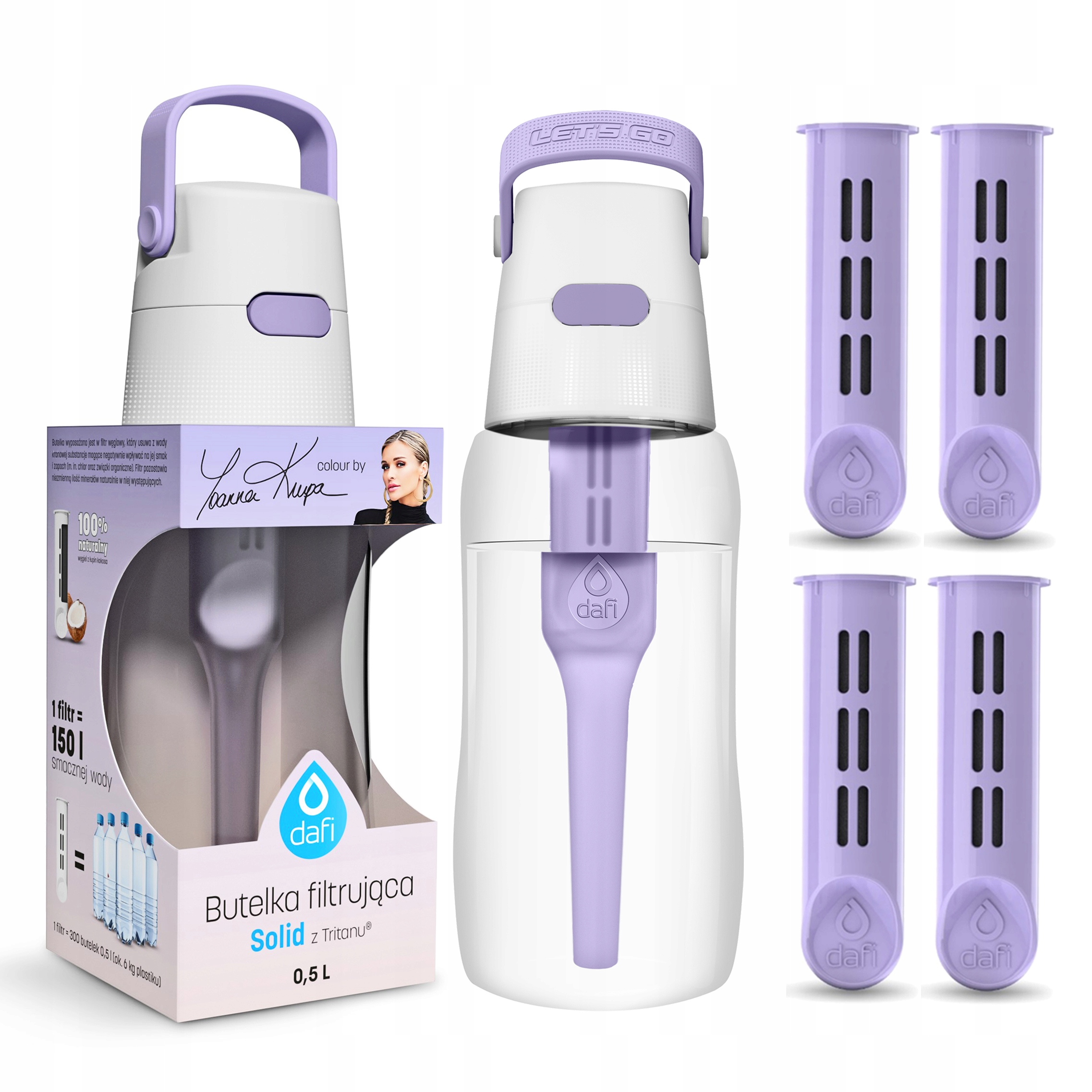 

Butelka Dafi Lavender by Joanna Krupa 4 filtry