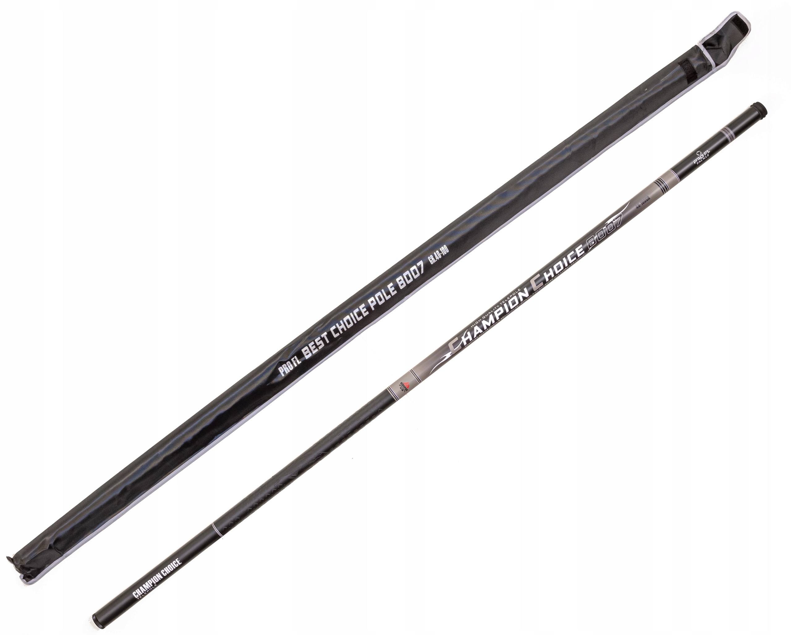 Ultralekki Węglowy Bat 700 7 m Wędka Fl Champion Choice Pole 40-100 Gram