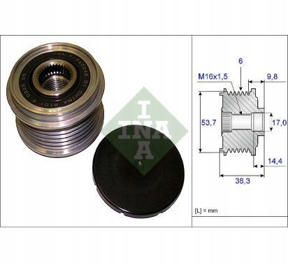 INA KOLO PASOWE ALTERNATORA OPEL ASTRA J INSIGNIA Producent części Schaeffler INA