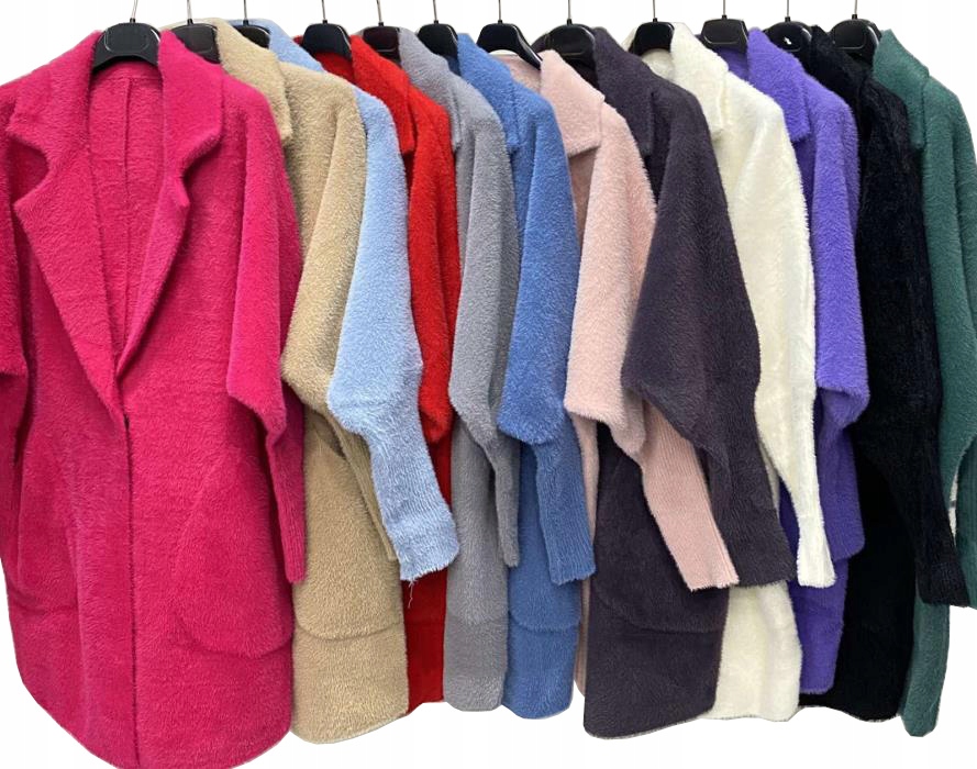 

Płaszcz Alpaka Długi Płaszczyk Wełna Kurtka S