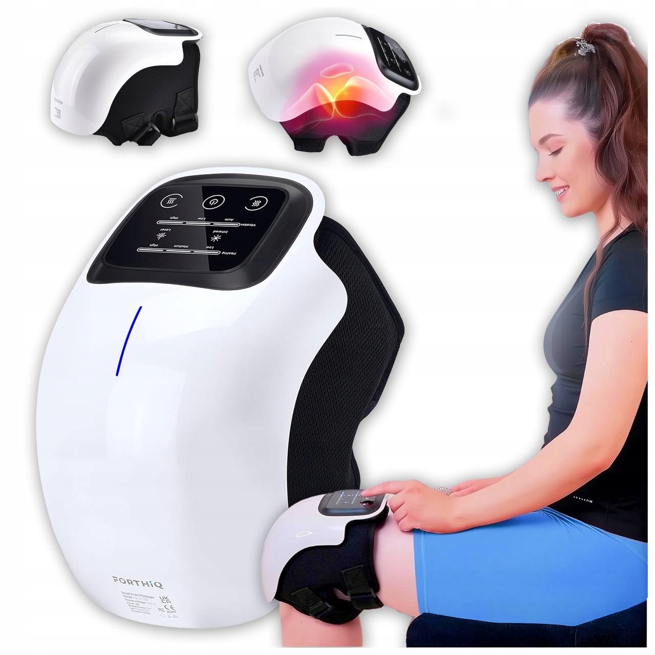 Masażer Rehabilitacyjny Orteza Łokieć Kolano Laser Wibracje Prądy Grzanie