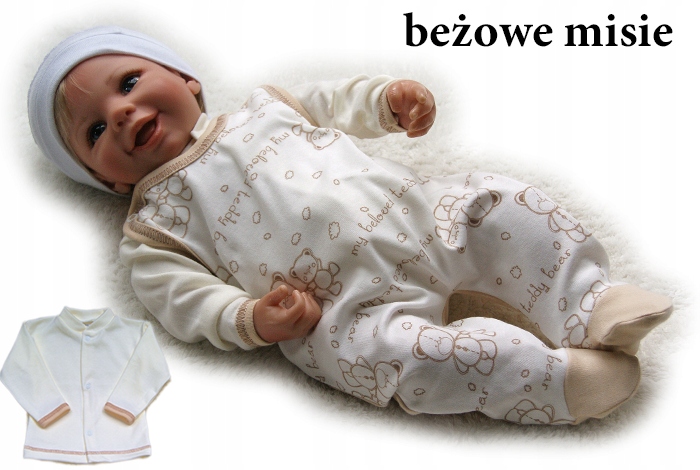 

Śpiochy śpioszki kaftanik 62 bawełniany