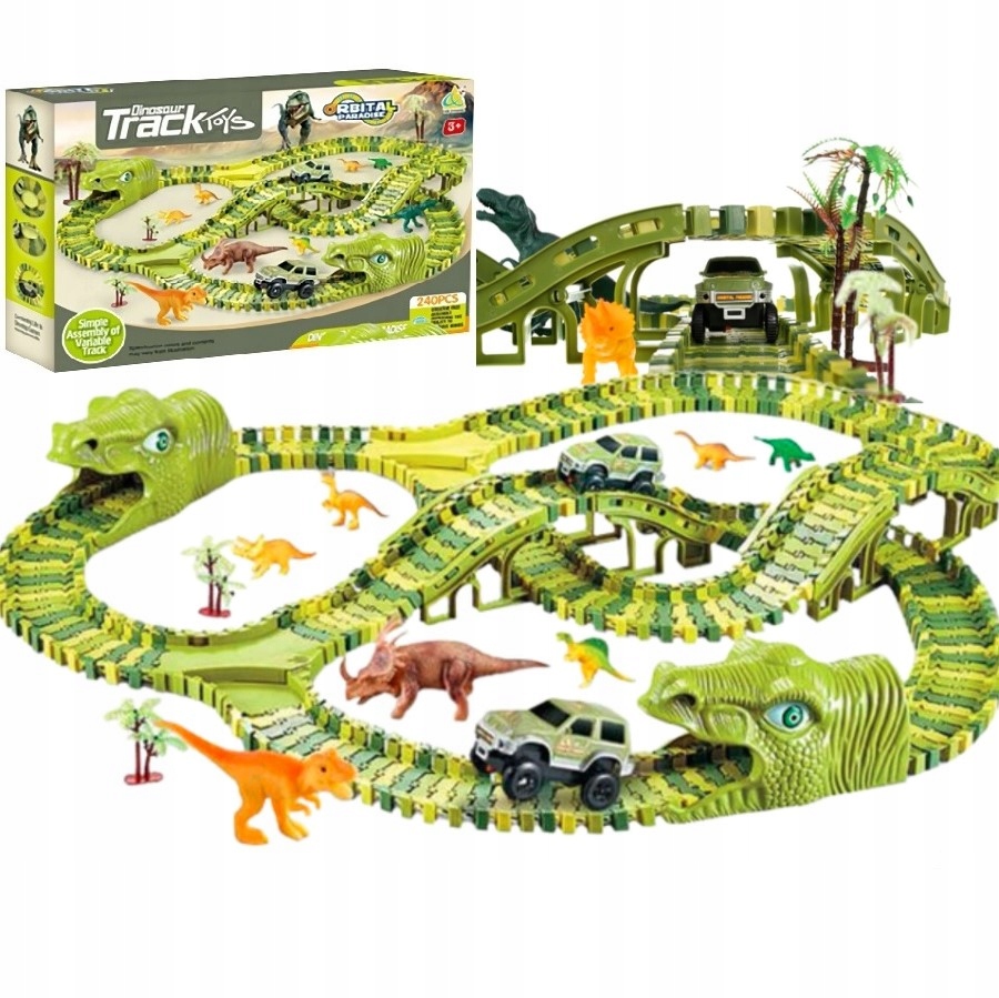 

Tor Samochodowy Park Dinozaurów Duży 271 el.