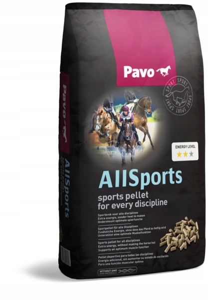 Pasza Pavo AllSports 20 kg –Granulat sportowy dla koni wszystkich dyscyplin