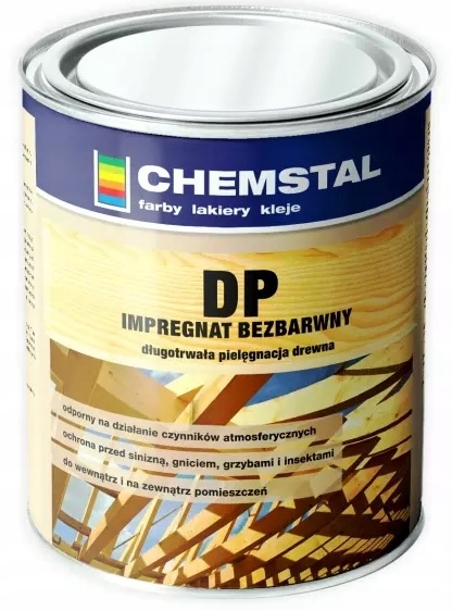 Chemstal Impregnat Dp Grunt Do Drewna Bezbarwny 10L
