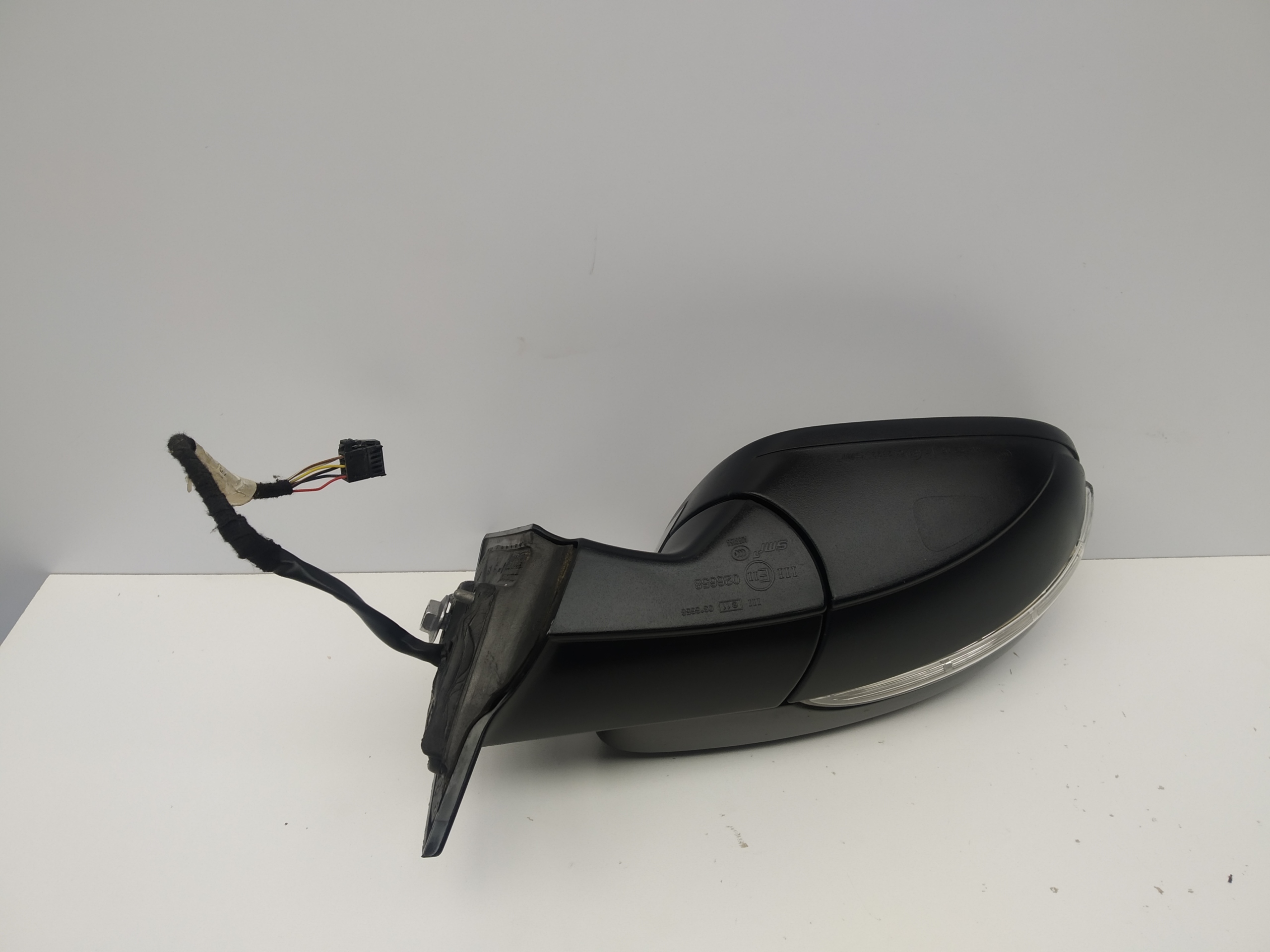 11R- Vw Beetle 5C mirror left 6 Pin black, original OM 5C1857502J