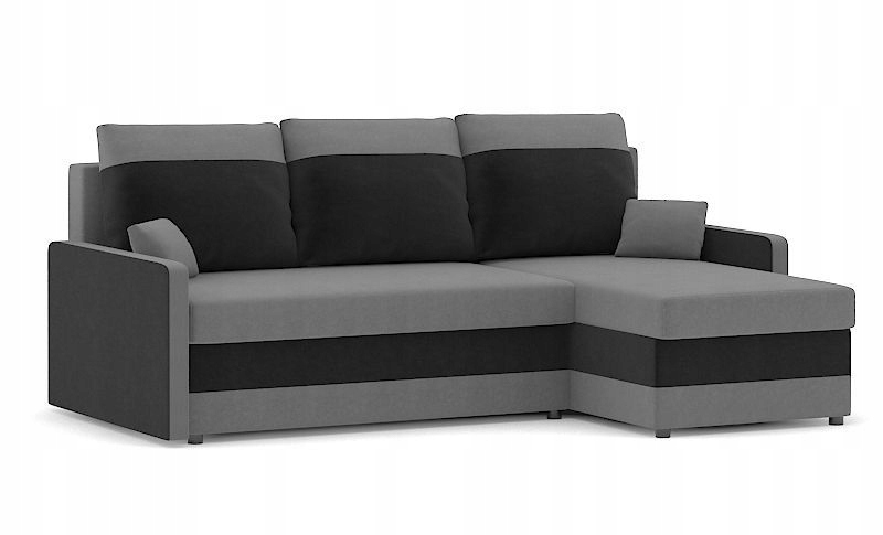 NAROŻNIK ROZKŁADANY Z KOMFORTOWYM SIEDZISKIEM