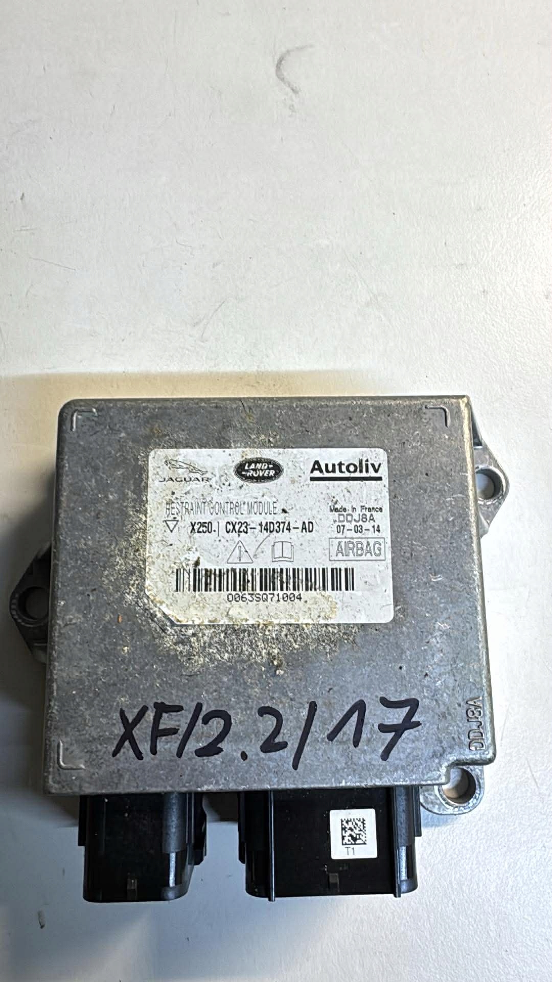 JAGUAR e X250 LIFT 2.2 D Centralina modulo sensor airbag CX23-14D374-AD
