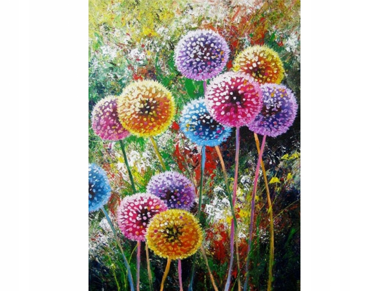 

Haft diamentowy Obraz Duży 40x30 Dmuchawce kwiaty