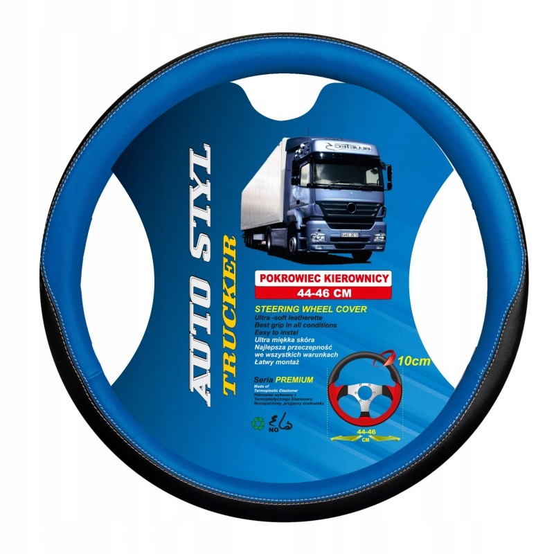 Pokrowiec kierownicy CLUB NIEBIESKI TIR 44-46