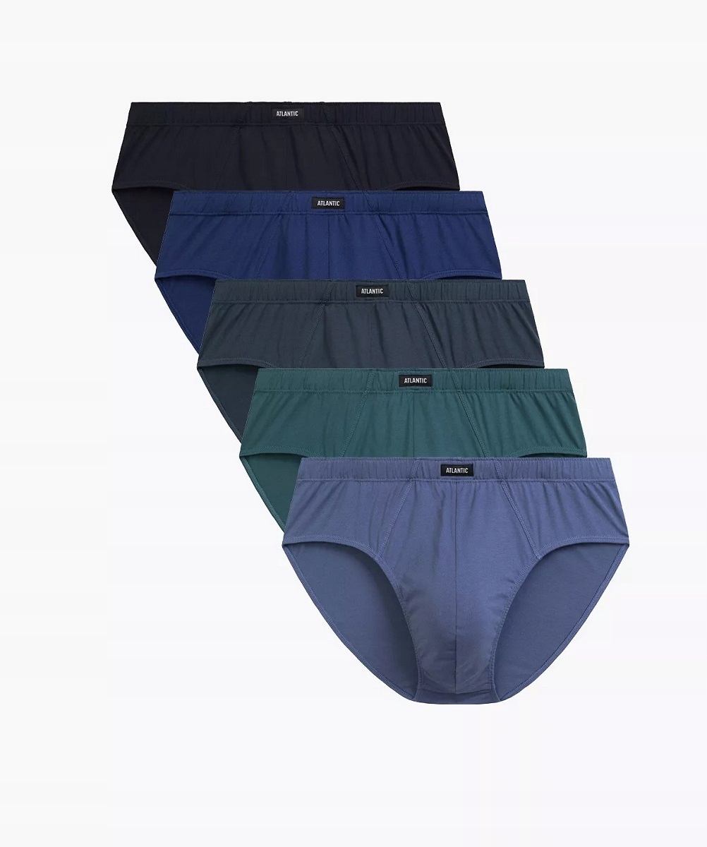 Pánské Slipy Atlantic Classic 5SMP003/DENJ/HRA/DEN/NĚC/ZEĎ XXL