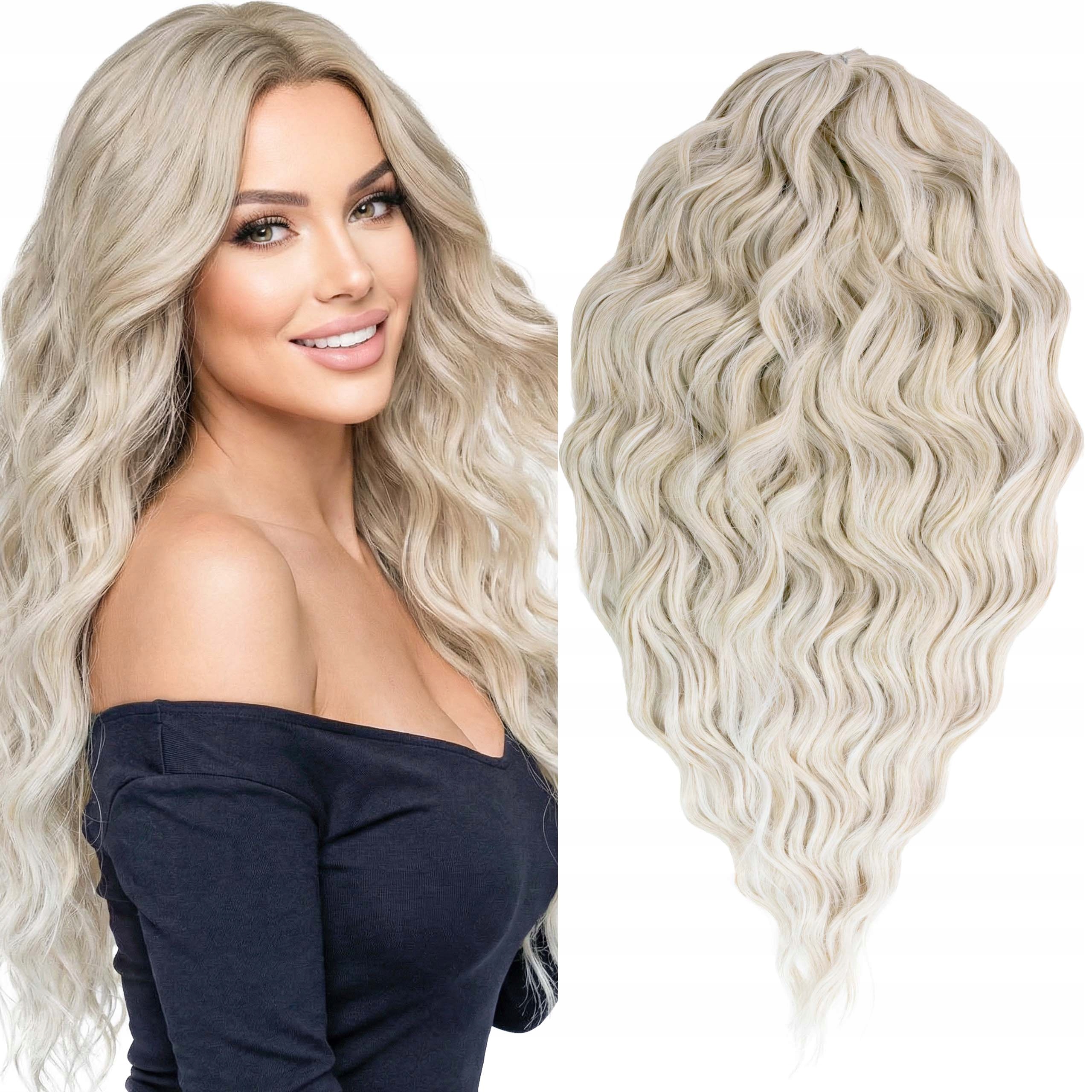 Syntetické vlasy pro česání Afroloki Crochet Hair Anna světle blond ombre
