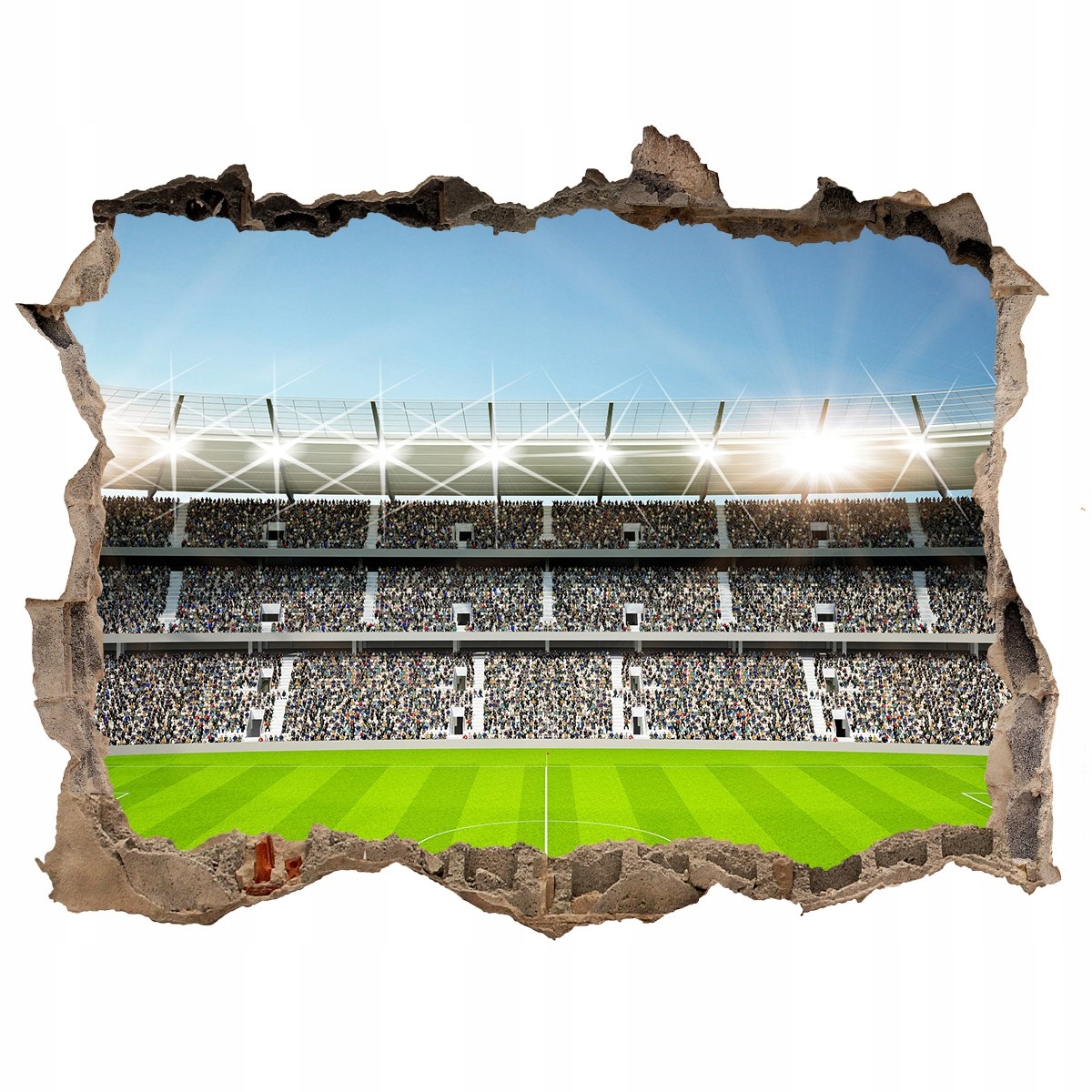

Samoprzylepna dziura na ścianę Naklejka Stadion
