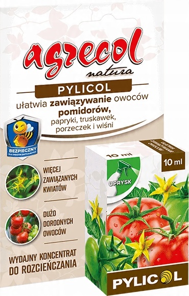 

Środek do zapylania pomidorów Pylicol 10ml Agrecol