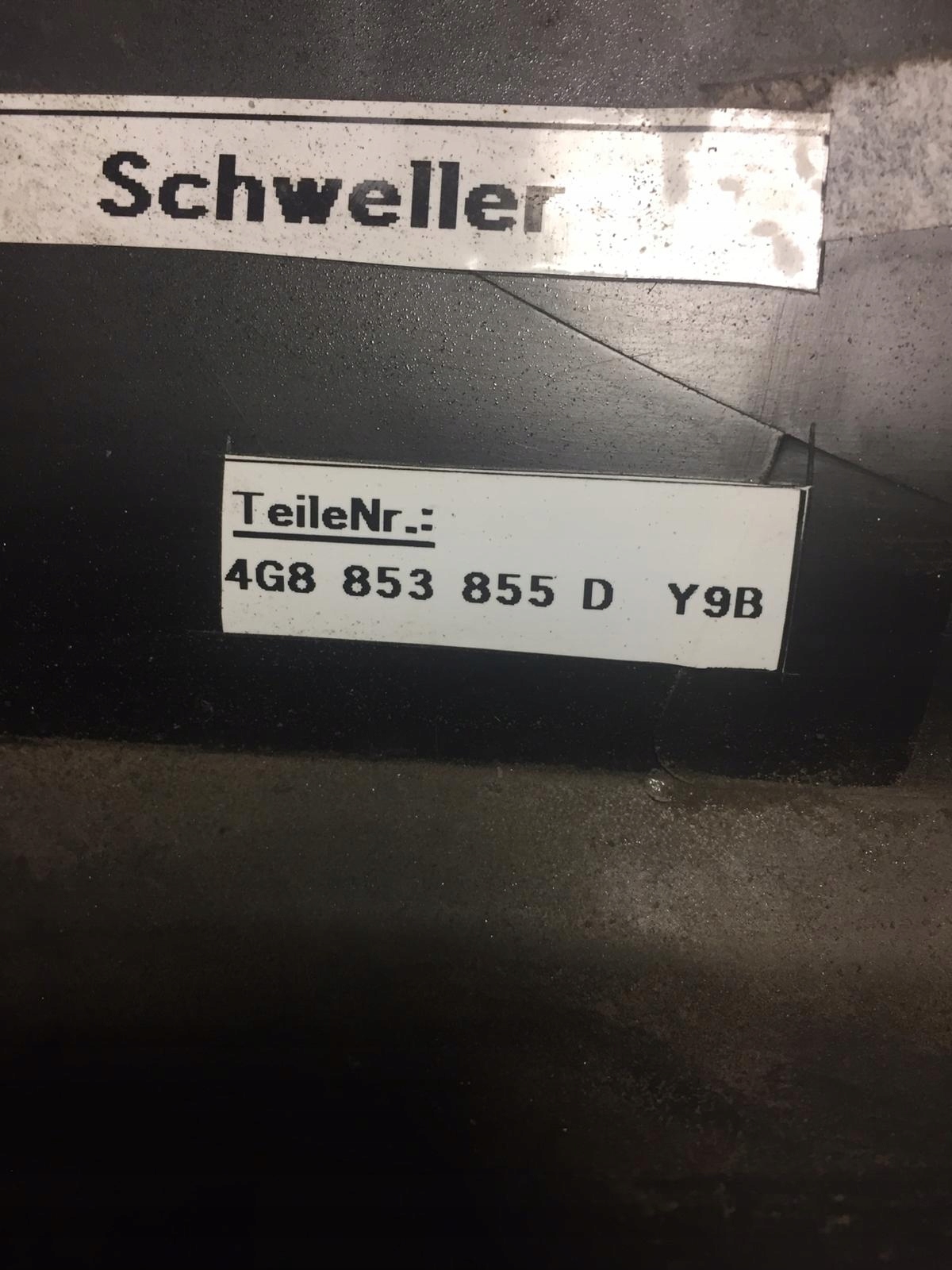 IDEALNA left moulding threshold AUDI A7 4G8 C7 1