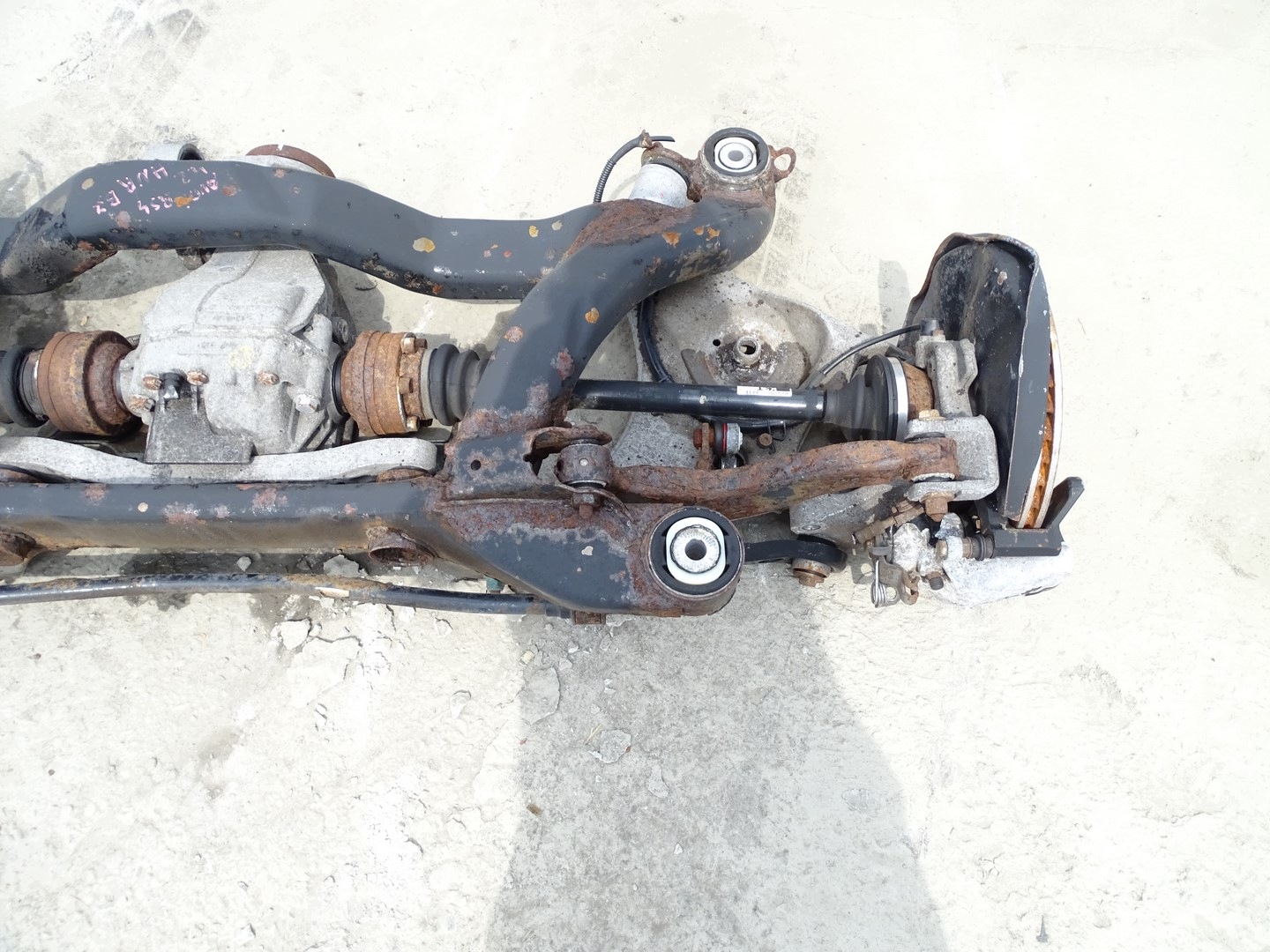 subframe axle beam sususpension rear part rear. complete AUDI S4 RS4 B7 4.2 QUATTRO 8E0